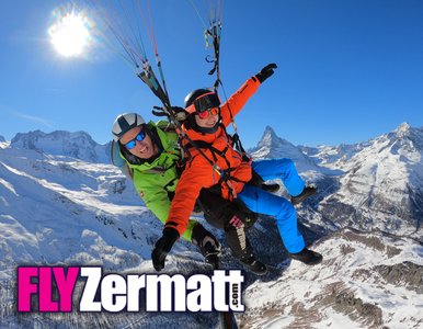 Tandem Paragliding FlyZermatt