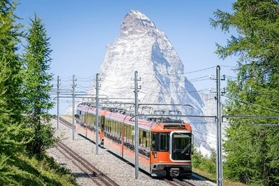 Bahnfahrt auf den Gornergrat